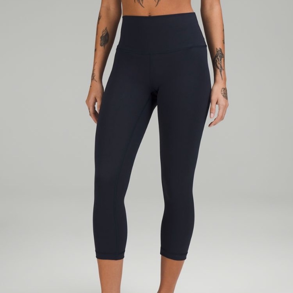 🔥 Lululemon Wunder Under 21” True Navy 4 - Picture 2 of 8